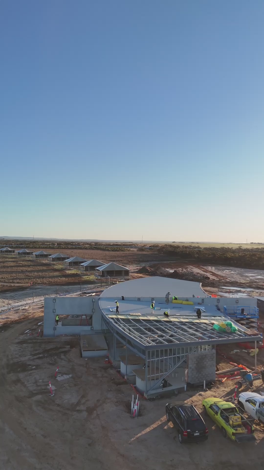 Construction of Monarto Safari Lodge and its guest accommodation