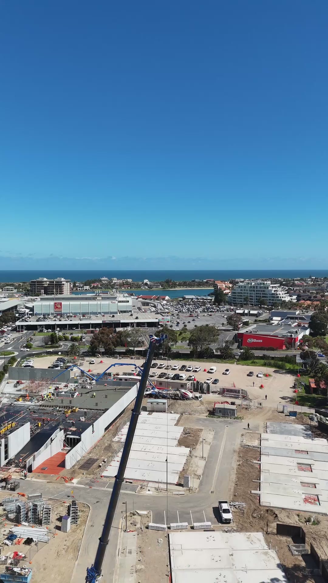 West Football Park redevelopment under construction